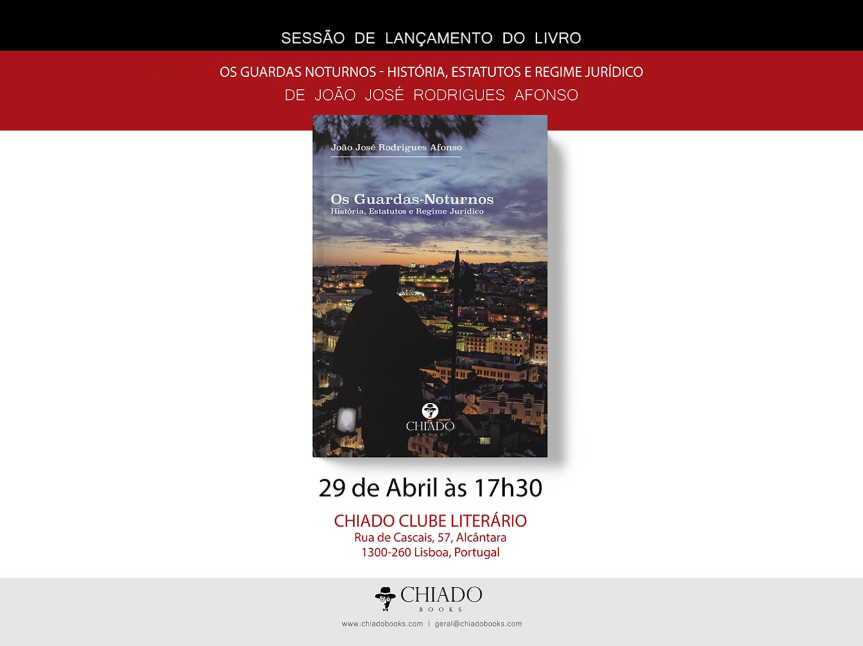 Lançamento do livro “Os Guardas-Noturnos: História, Estatutos e Regime Jurídico”